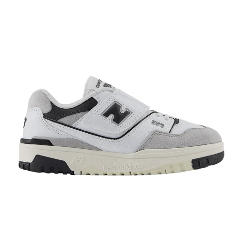New Balance 550 Hook & Loop Little Kid 'White Black Cement'
