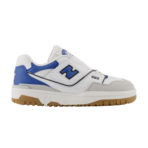 New Balance 550 Hook & Loop Little Kid 'White Blue Agate'
