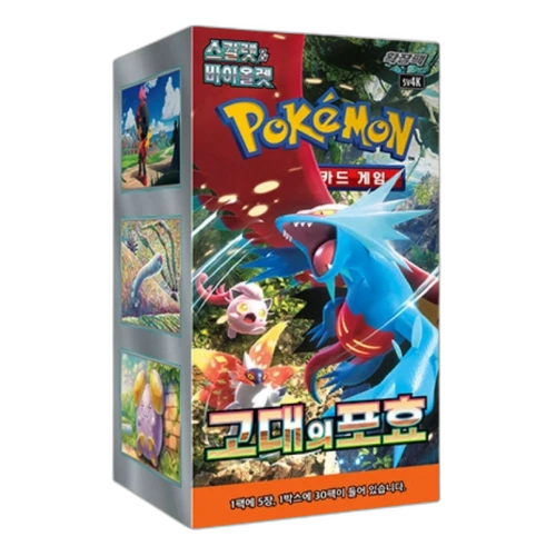 Pokemon Card KR Scarlet & Violet Expansion Pack Ancient Roar Box (30 Packs)