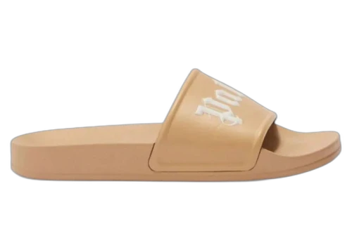 Palm Angels Logo Slide Brown