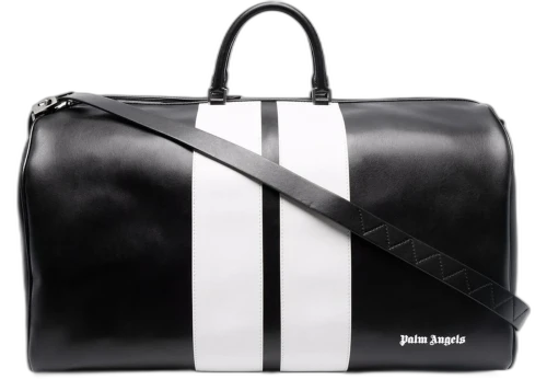 Palm Angels Track Travel Bag Black/White