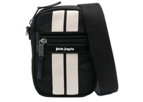 Palm Angels Venice Track Crossbody Bag Black/Off-white