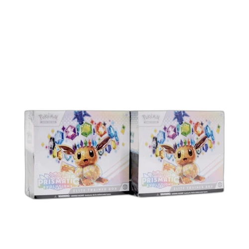 Pokémon Scarlet & Violet Prismatic Evolutions Elite Trainer Box 2x Lot
