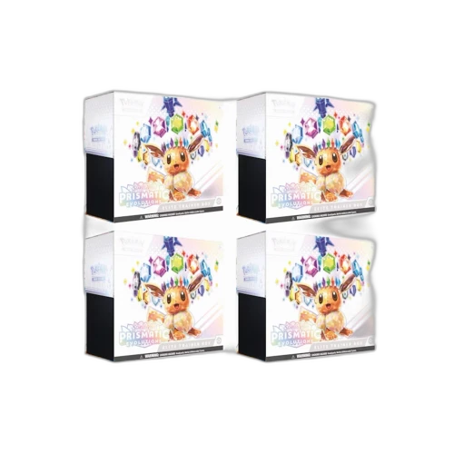 Pokémon Scarlet & Violet Prismatic Evolutions Elite Trainer Box 4x Lot