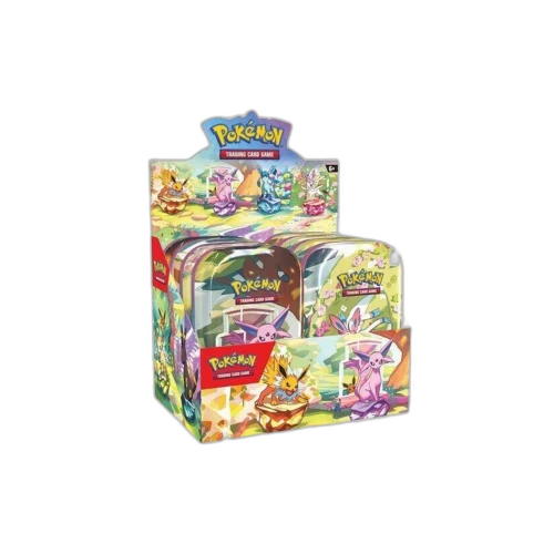 Pokémon Scarlet & Violet Prismatic Evolutions 8 Tin Mini Display