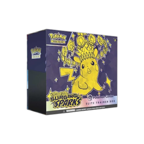 Pokémon Scarlet & Violet Surging Sparks Pokemon Center Elite Trainer Box