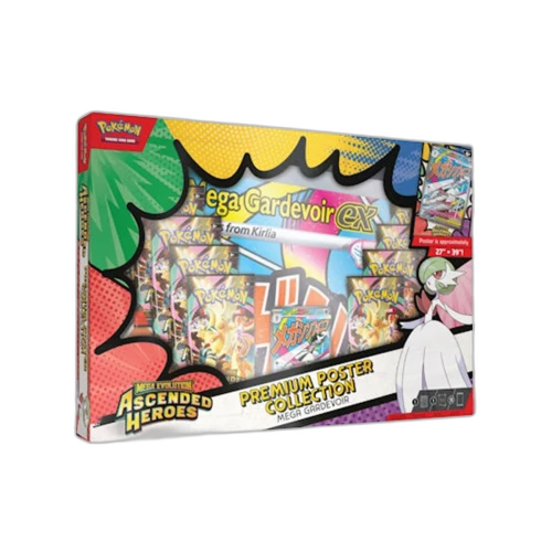 2026 Pokémon Mega Evolution Ascended Heroes Mega Gardevoir Premium Poster Collection
