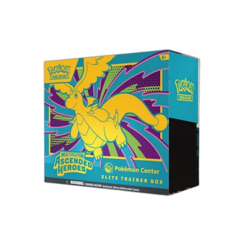 2026 Pokémon Mega Evolution Ascended Heroes Pokemon Center Elite Trainer Box