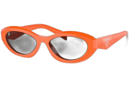 Prada Round Sunglasses Orange (PR_26ZS_12L08Z)