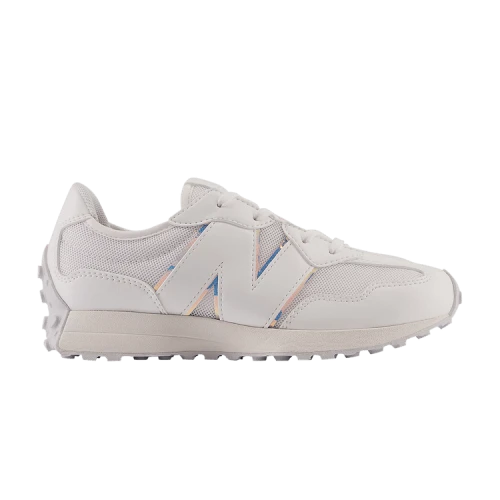 New Balance 327 White Grey Iridescent PS