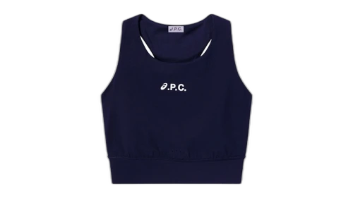 ASICS x APC On Court Training Bra Dark Navy Blue
