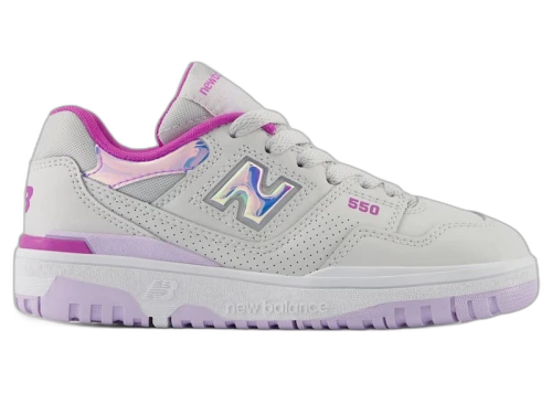 New Balance 550 Grey Matter/Bright Lavender (PS)