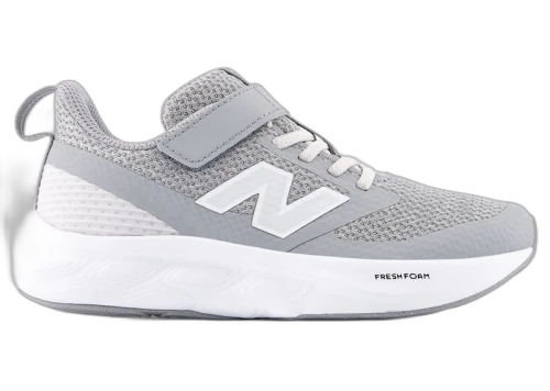 New Balance Fresh Foam 625 Bungee Lace with Hook and Loop Top Strap Slate Grey Grey Matter White (PS)