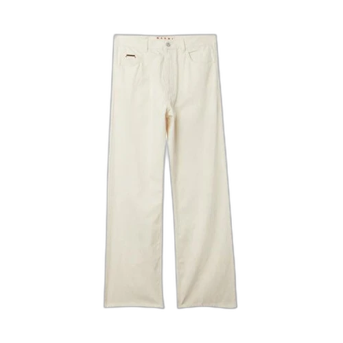 Marni Melange Effect Jeans 'Off White'