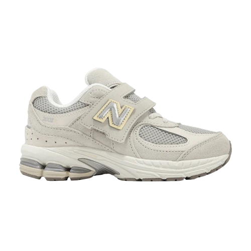 New Balance 2002R Little Kid Wide' Ivory Beige'