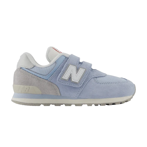 New Balance 574 Hook & Loop Little Kid Wide 'Light Chrome Blue'