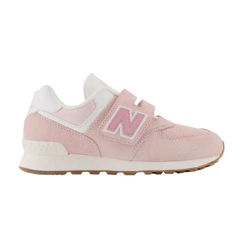 New Balance 574 Hook & Loop Little Kid Wide 'Crystal Powder'