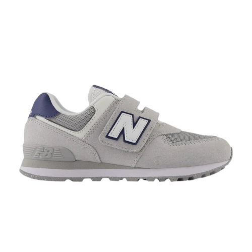 New Balance 574 Hook and Loop Brighton Grey Navy (PS)