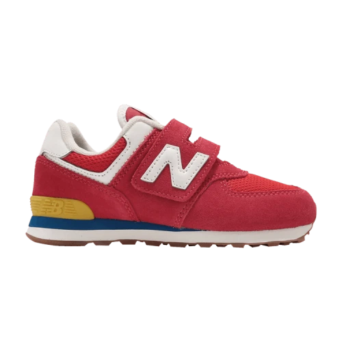 New Balance 574 Kids Wide 'Team Red'