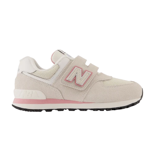 New Balance 574 Hook & Loop Little Kid Wide 'Moonbeam Hazy Rose'