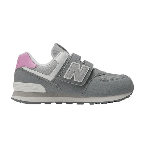 New Balance 574 Hook & Loop Little Kid Wide 'Slate Grey Raspberry'
