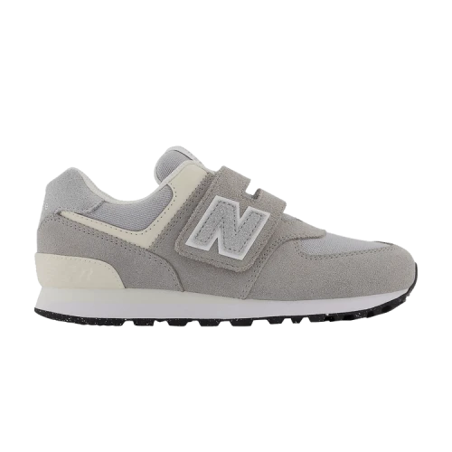 New Balance 574 Hook & Loop Little Kid Wide 'Team Away Grey'