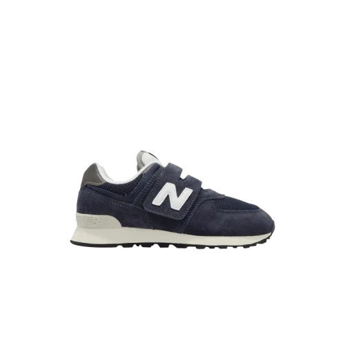 New Balance 574 New-B Hook & Loop Little Kid Wide 'Navy'