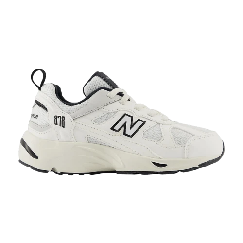 New Balance 878 Little Kid Wide 'White Black'