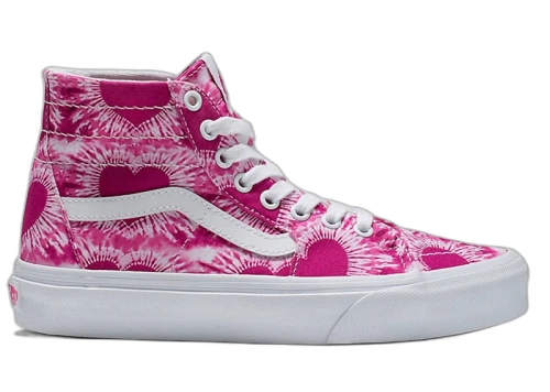 Vans Sk8-Hi Tapered Tie Dye Hearts Fuchsia