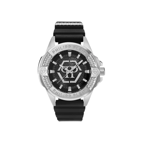 Philipp Plein Plein Majesty Silicone Watch 'Stainless Steel'