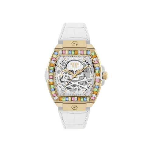 Philipp Plein The $keleton 2.0 Crystal Automatic Watch 'Gold'