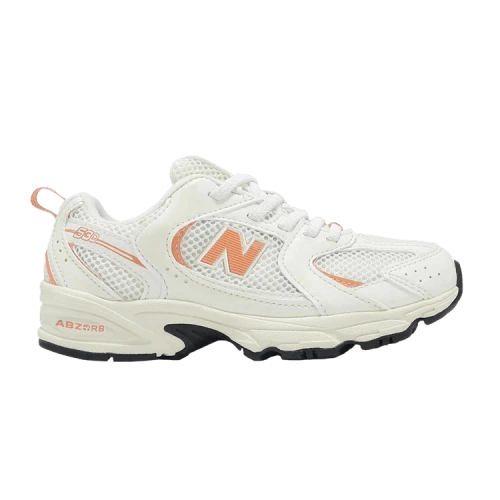New Balance 530 Little Kid Wide 'White Orange'