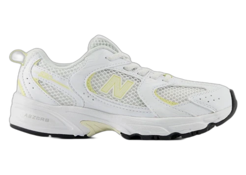 New Balance 530 Bungee Lace White Lemon (PS)