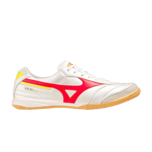 Mizuno Morelia Sala Elite IN 'White Fiery Coral'