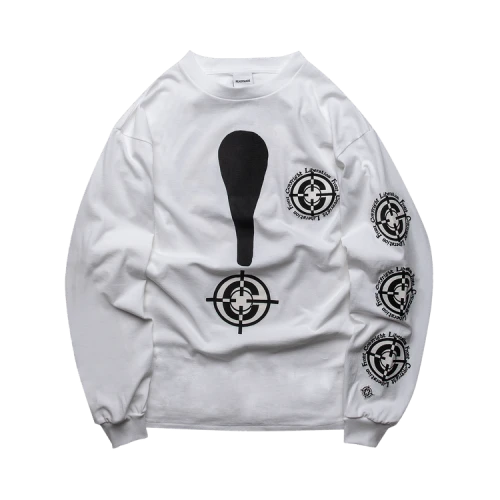 READYMADE Long-Sleeve Target Tee 'White'
