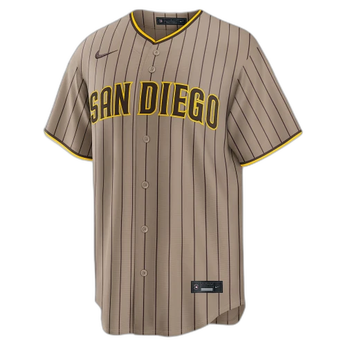 Nike San Diego Padres Sportswear Men's Khaki V Neck Moderate