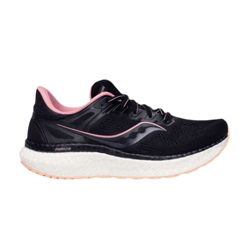 Saucony Hurricane 23 Black Rosewater (Women's) (Wide)