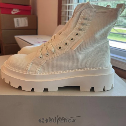 Superga 3051 Alpina Apex High Total Beige Natural (Women's)