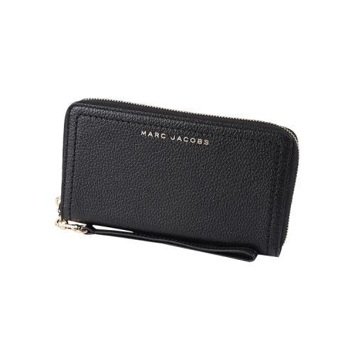 Marc Jacobs Groove Slg Wristlet Continental Wallet Black