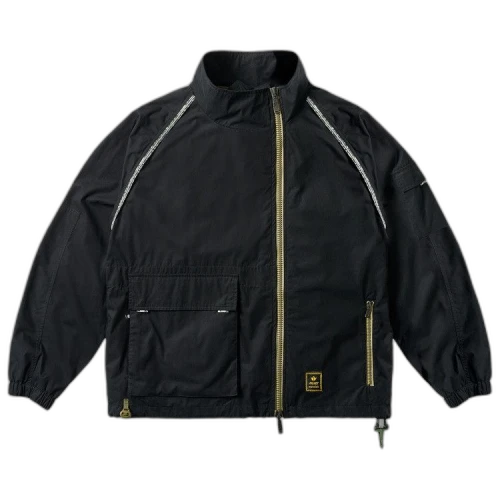 Palace x Maharishi Asymetric Track Jacket 'Black'