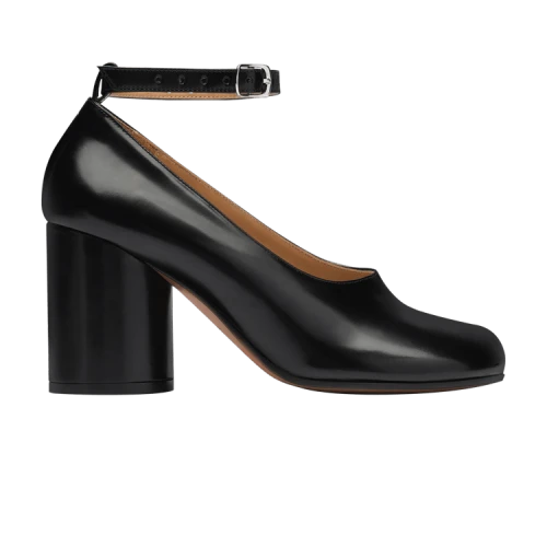 Maison Margiela Tabi Leather Heels 'Black' (Women's)