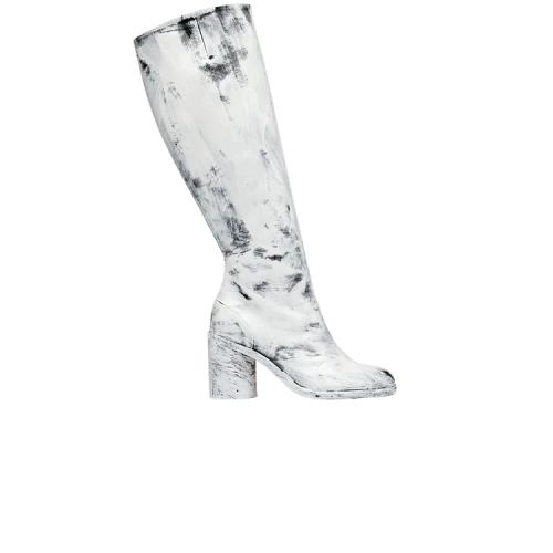 Maison Margiela Tabi Knee-High Boot 'Painted - White' (Women's)