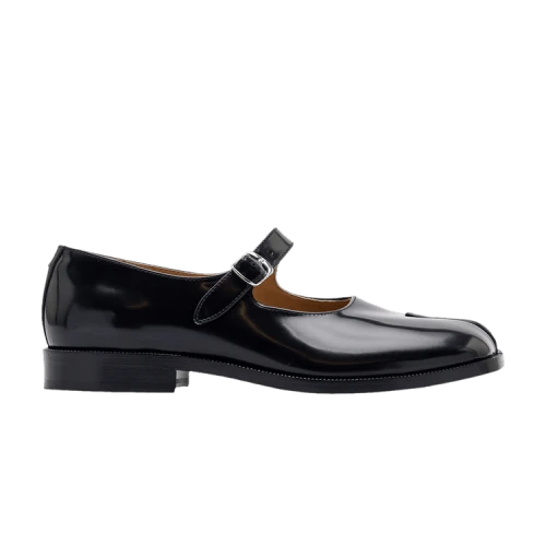 Maison Margiela Tabi Mary-Jane 'Black Polished Leather' (Women's)