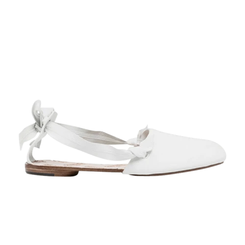 Maison Margiela Tabi Strapped Ballet Flat 'White' (Women's)