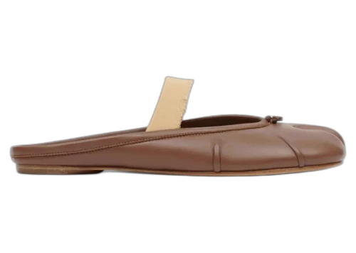 Maison Margiela Tabi Elastic Band Mule Warm Coffee Nude (Women's)