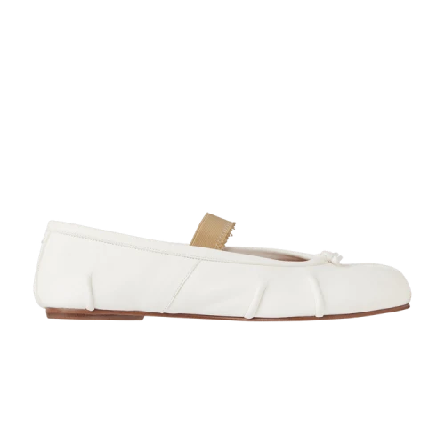 Maison Margiela Tabi Ballerina Flat Elastic Band 'Ivory Nude' (Women's)