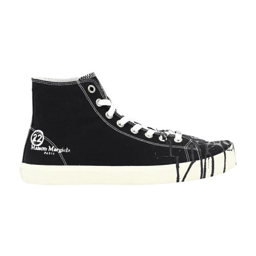 Maison Margiela Vandal Tabi Canvas High 'Black Spill'