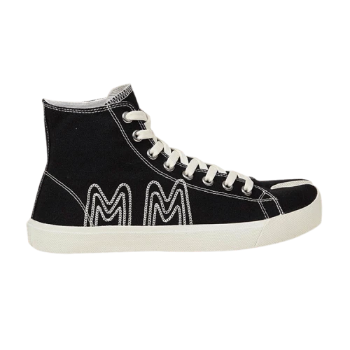 Maison Margiela Tabi High 'MM Embroidered - Black'