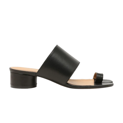 Maison Margiela Leather Tabi Heeled Sandal 'Black' (Women's)