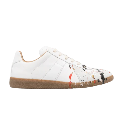 Maison Margiela Replica Low 'Paint Splatter - White' (Women's)